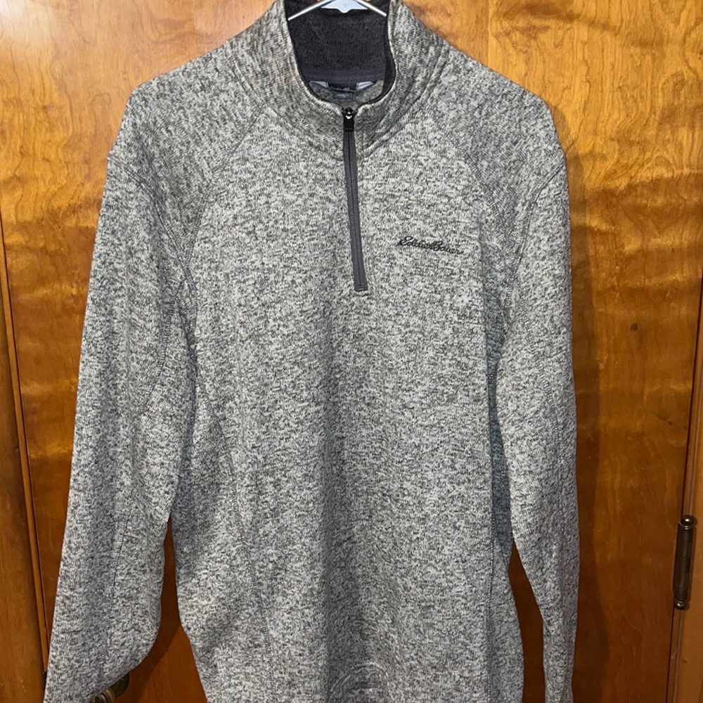 Eddie Bauer 1/4 zip pull over